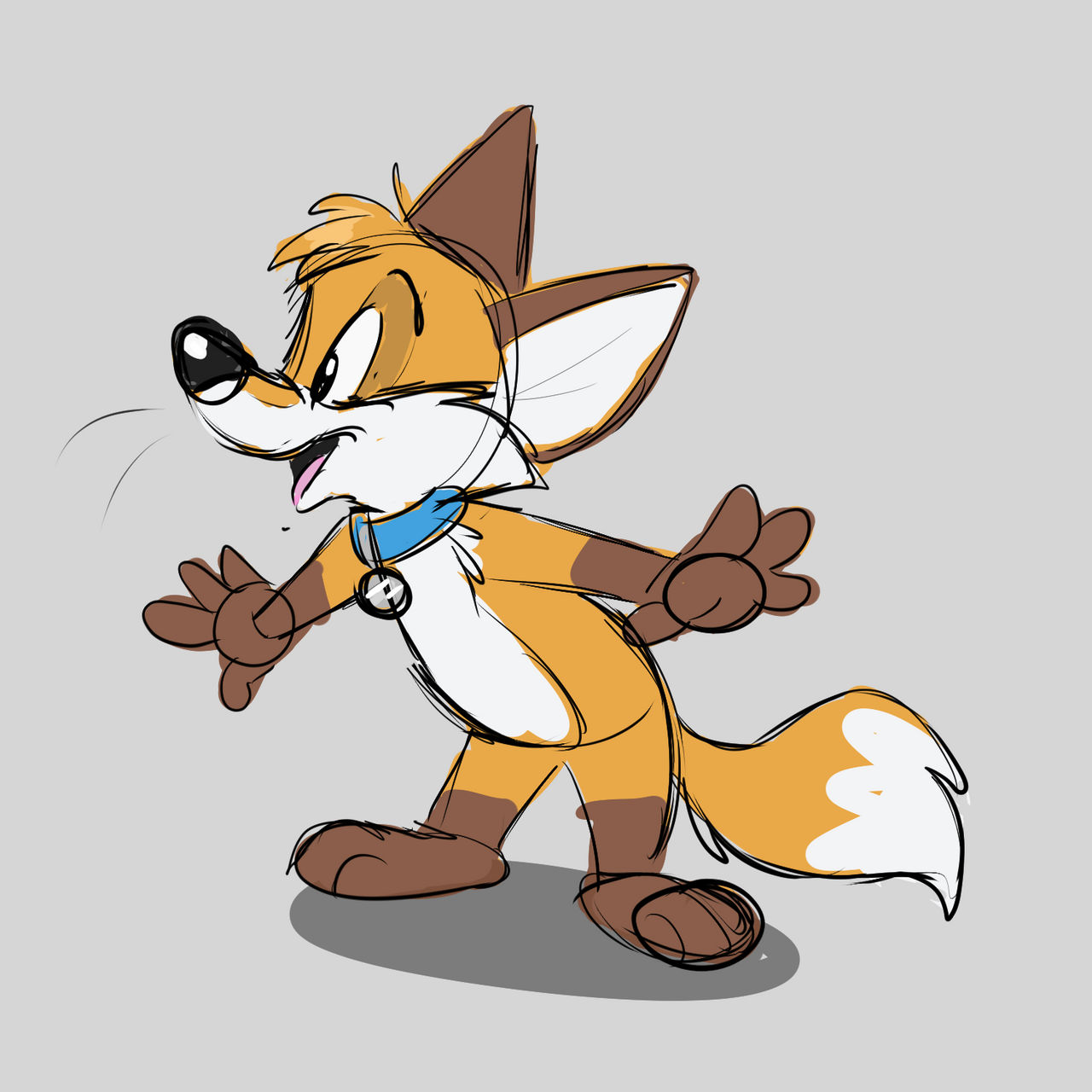 Cartoon Fox by blondiemutt on DeviantArt