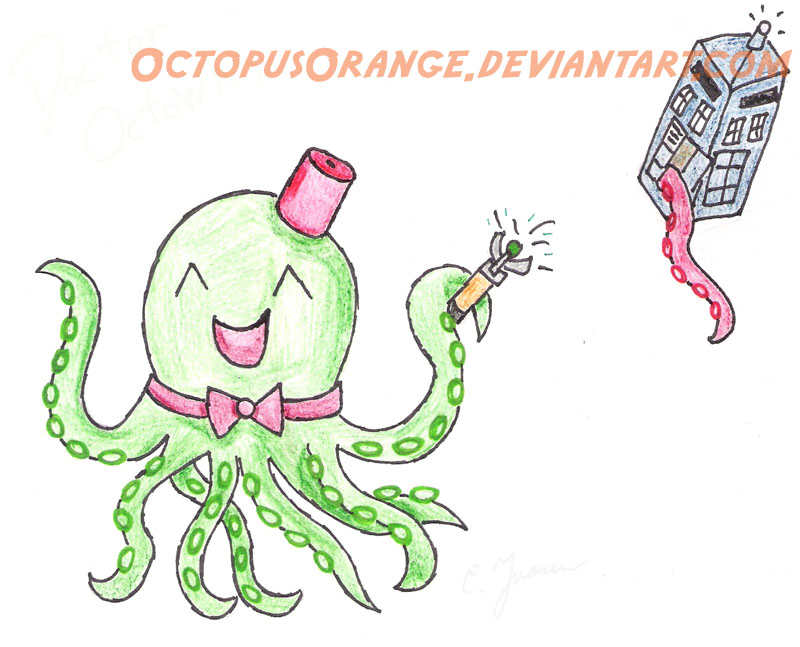 Octopi as Doctor Who characters