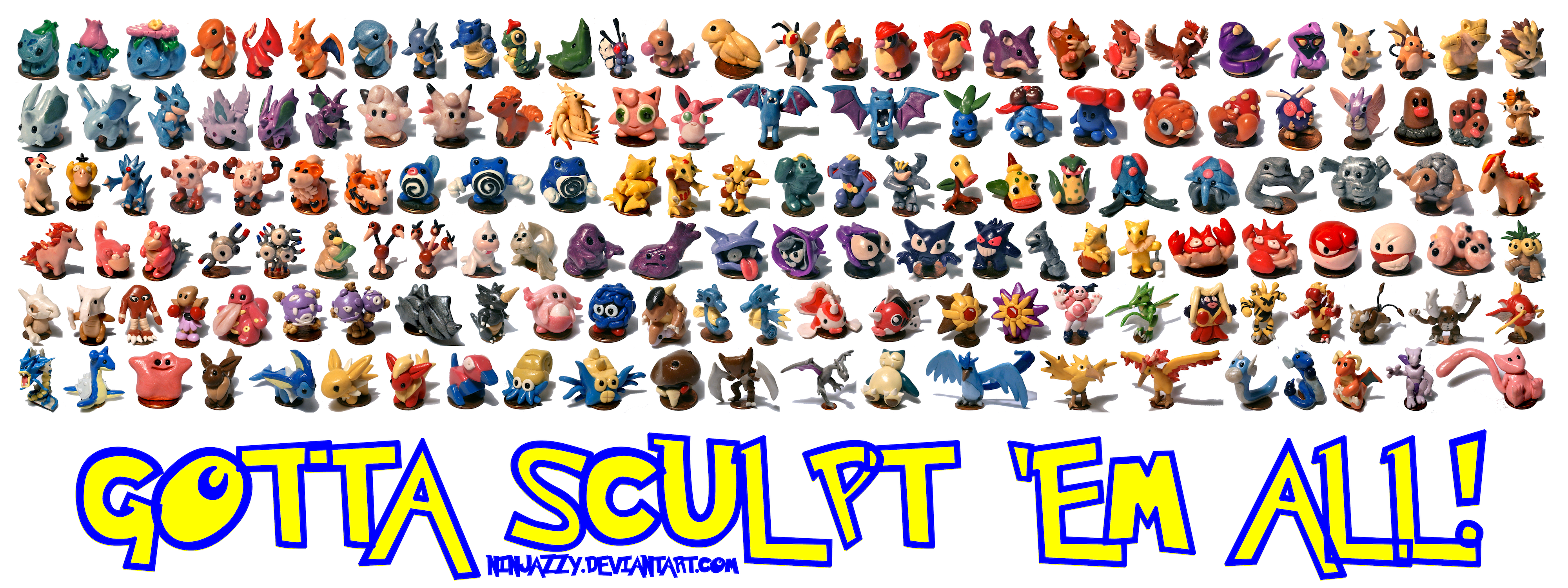 Gotta Sculpt 'Em All! Generation I