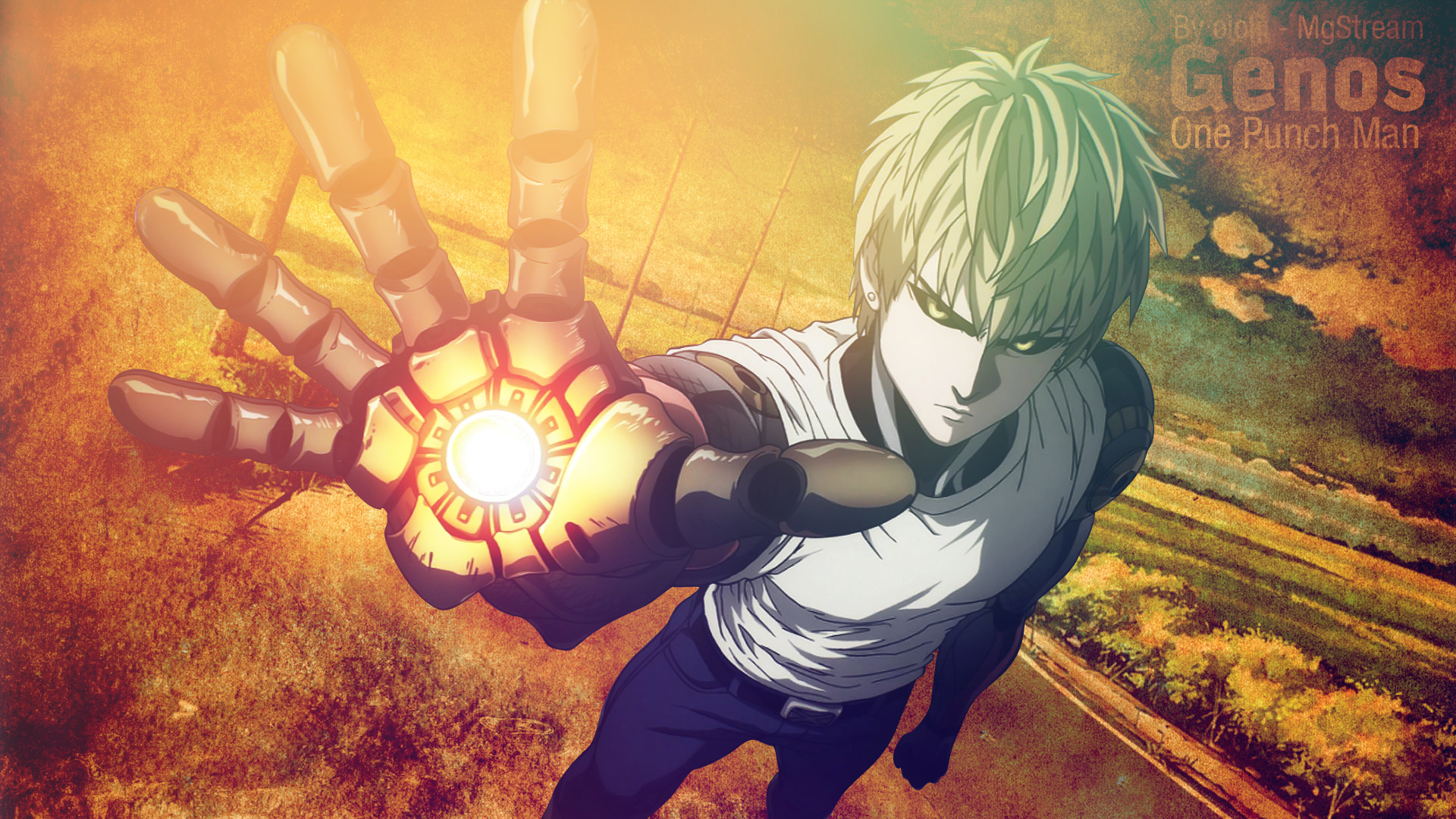 Wallpaper-genos-one-punch-man by oioiji on DeviantArt