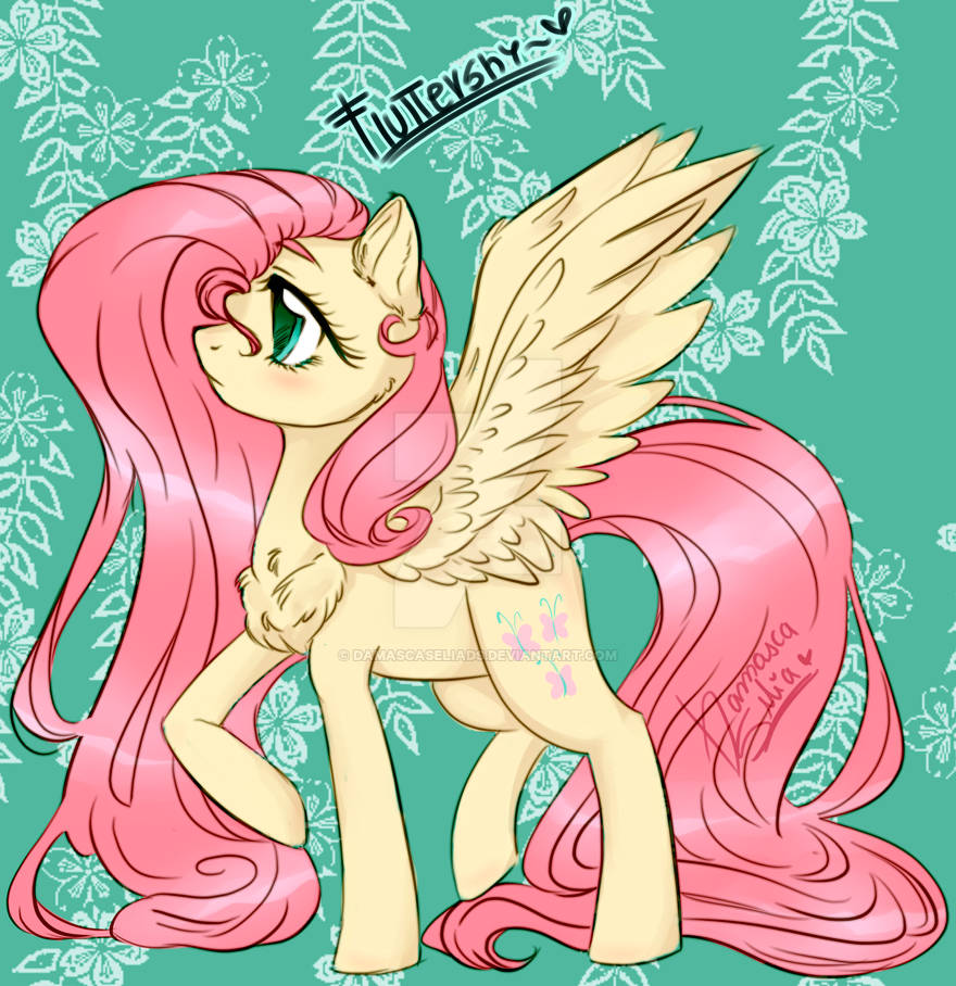 Flutterdaisy Fluttershy by DamascaSeliaDS on DeviantArt