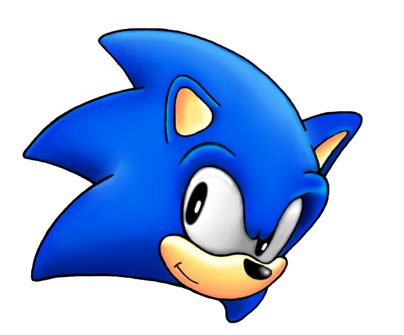 Classic Sonic's head