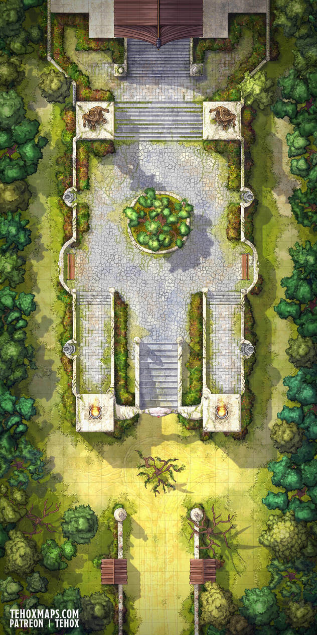 Entrance To The Palace battlemap by GamaWeb on DeviantArt