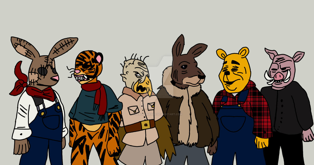 Other Pooh characters in blood and honey COLOURED by NebulaMan89 on ...