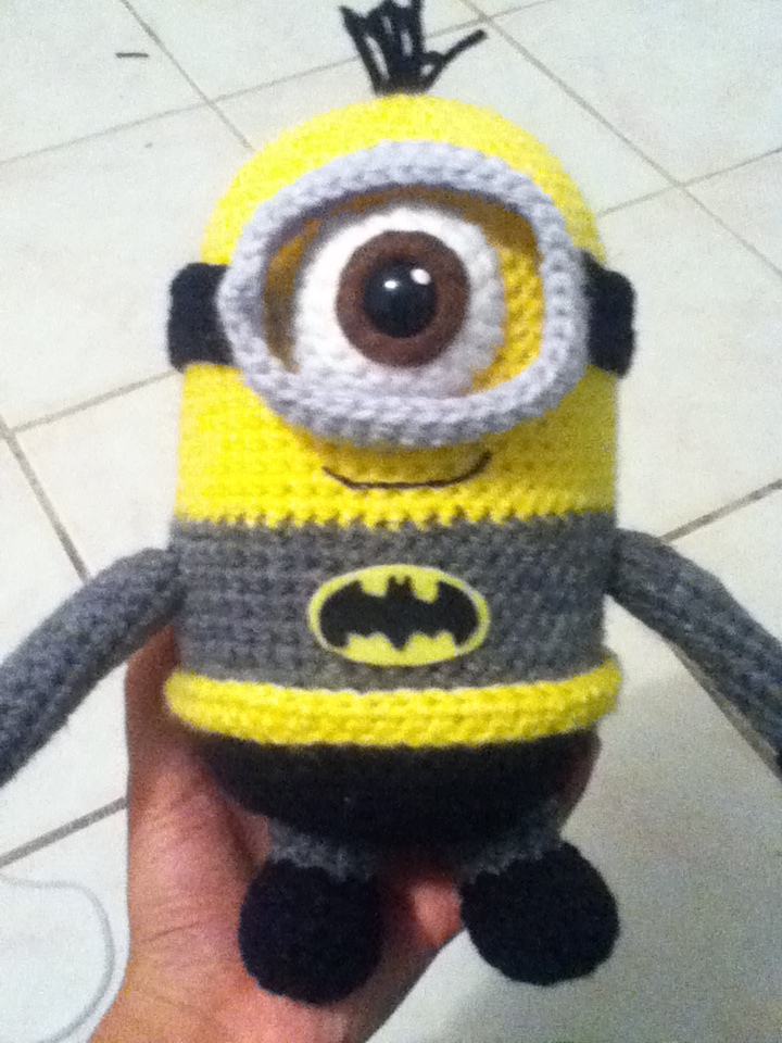 Minion dressed as Batman