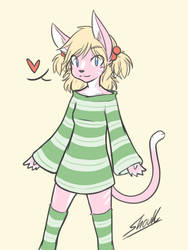 Naty~! The pink catgirl