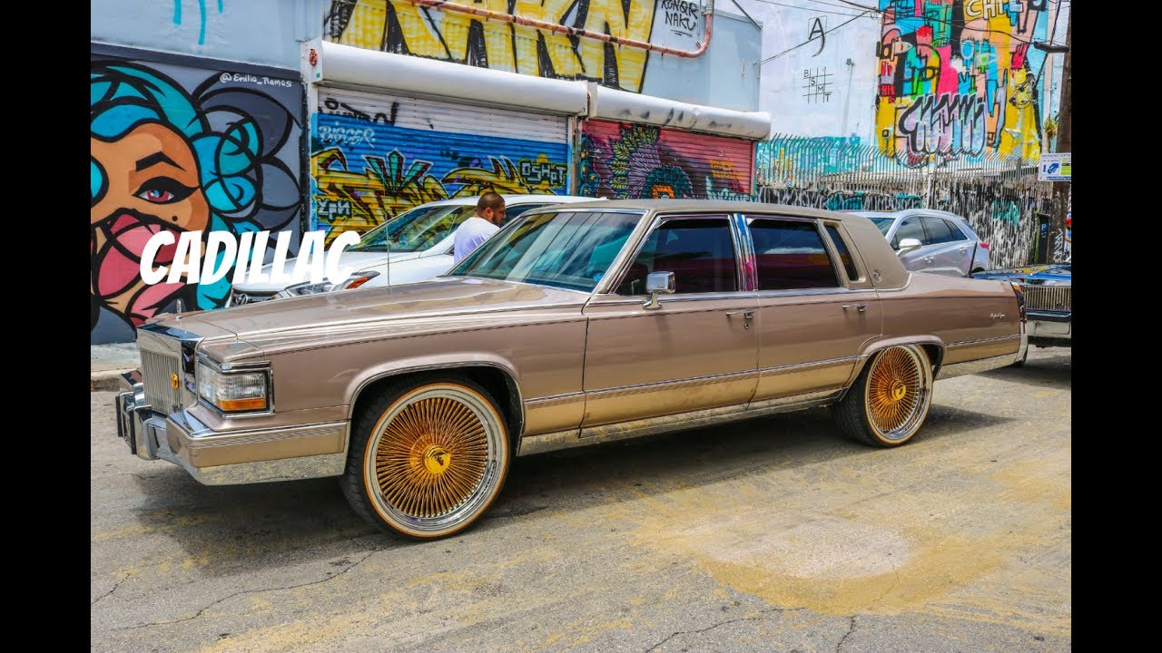 Cadillac Fleetwood Brougham W Gold Rims By Niknakgala On Deviantart