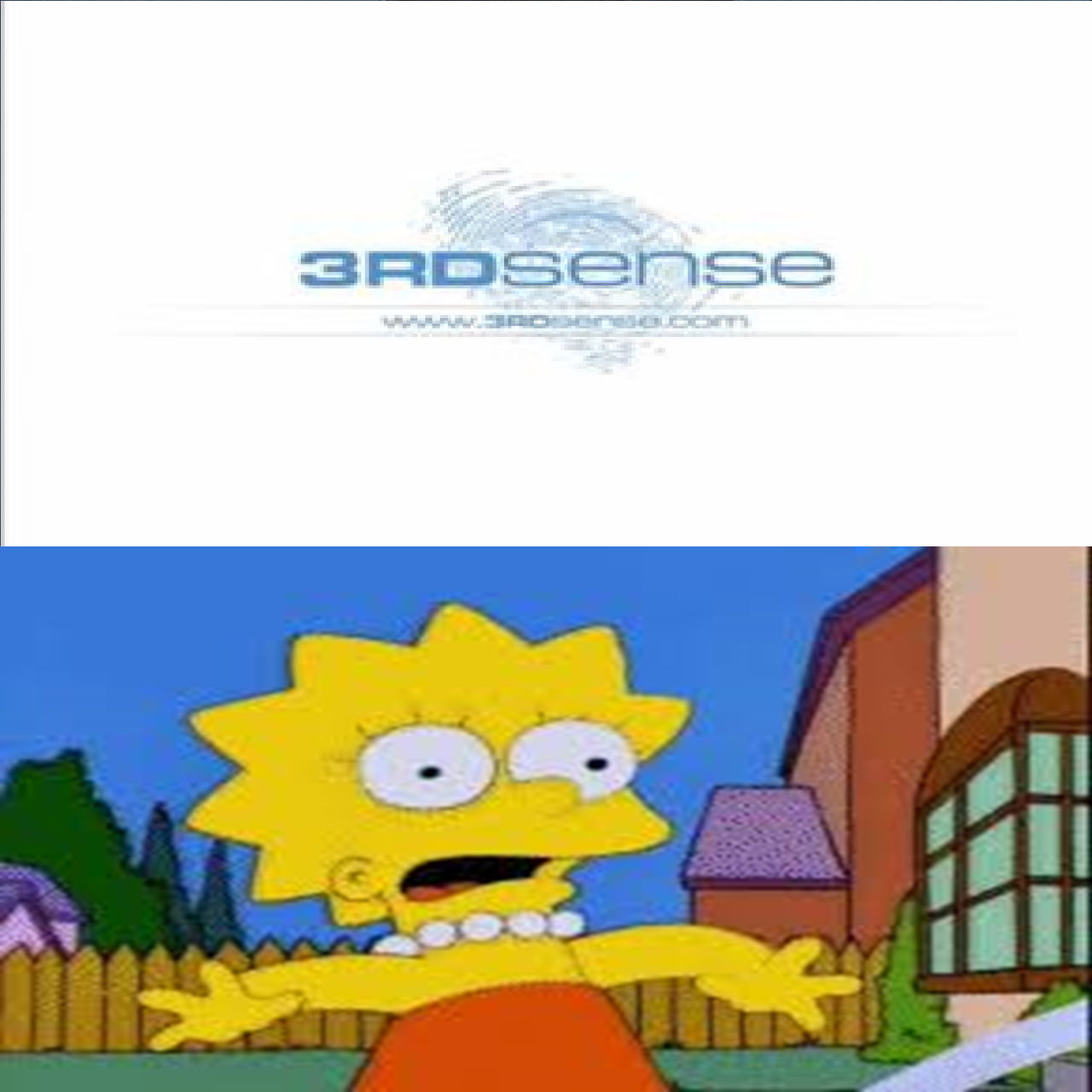 Scared Lisa Sim Lisa scared of the 3rdsense logo by boohbahmc on DeviantArt