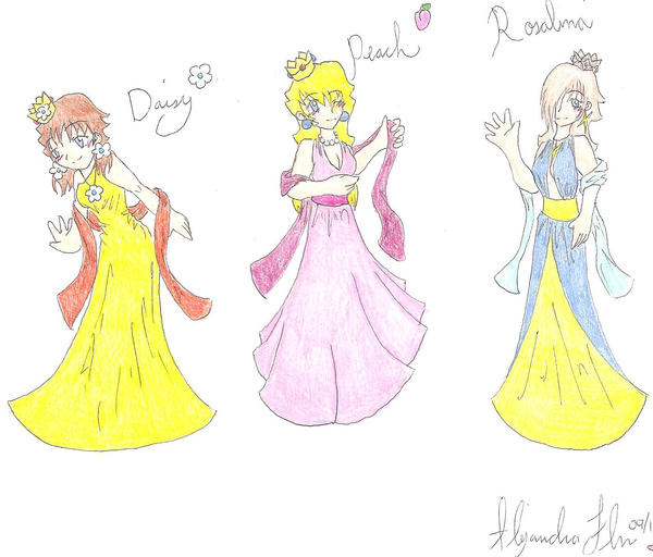 nintendo princesses by KlueLezz on DeviantArt