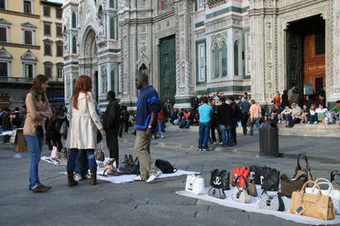 Illegal trading in Florence