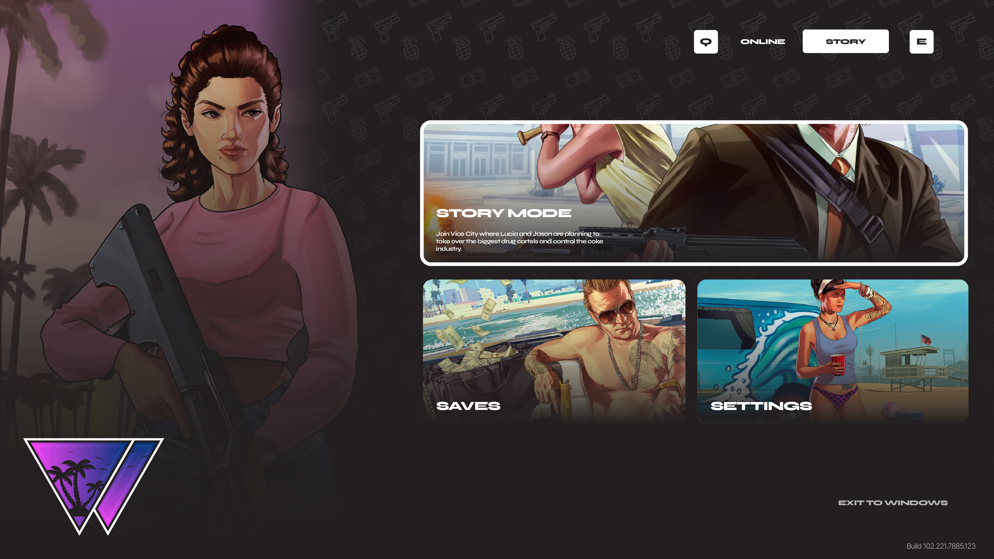 GTA VI UI & Start Menu Concept based on the recent leaks (made by