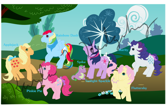 The Mane Six (In the Key of G1)