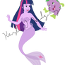 Mermaid Twilight and Flounder Spike