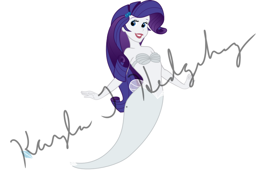 Mermaid Rarity by kaylathehedgehog on DeviantArt