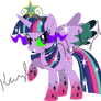Rainbow Power Princess Twivine Sparkle