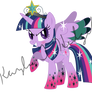 Rainbow Power Princess Twivine Sparkle (Alt)