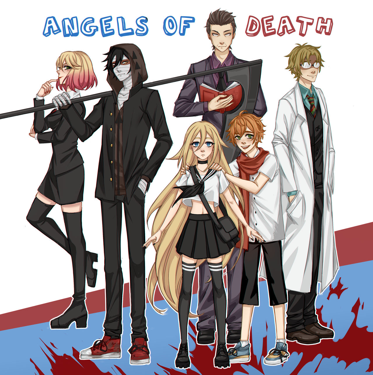 Angels of Death #01 / Satsuriku no Tenshi by Anmik on DeviantArt