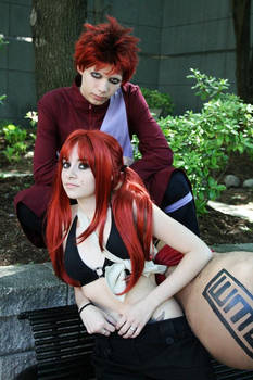 Gaara and SnJ Gaara Cosplay