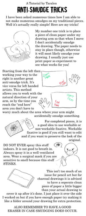 TUTORIAL: Anti-Smudge Tricks