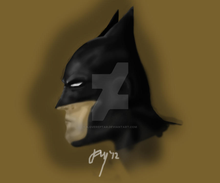 Batman Back Profile Batman profile by ilovereptar on DeviantArt