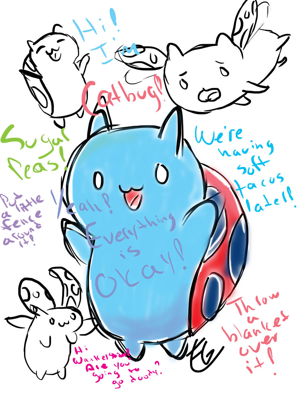 Catbug Sketchdump