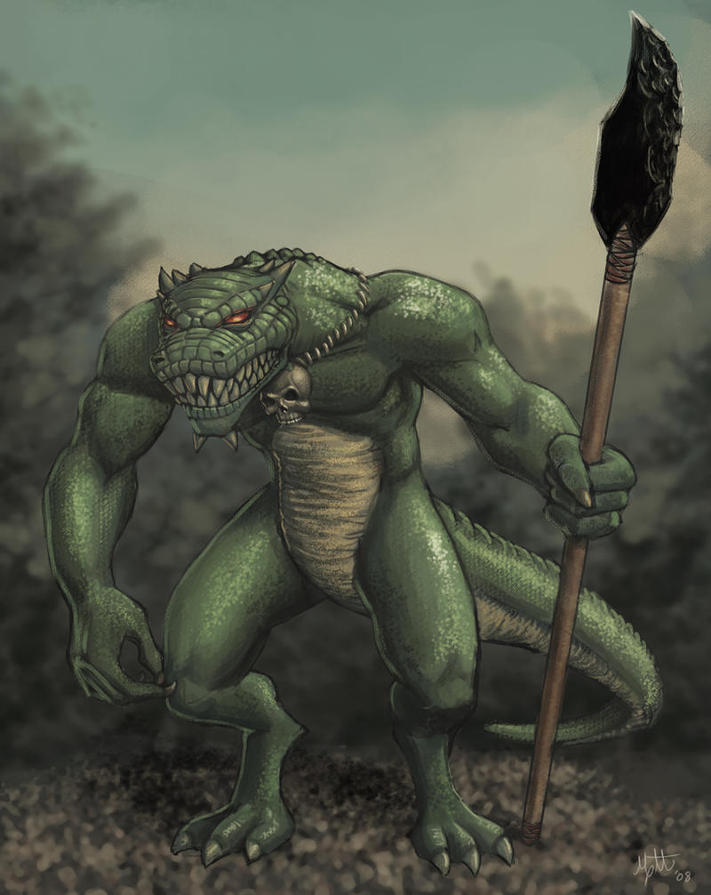 Lizard Man Names Another Lizardman by umbrafox on DeviantArt