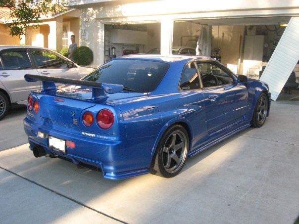 Nissan R34 Skyline GT-R Back 2