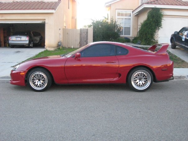 Toyota Supra Red Side 2