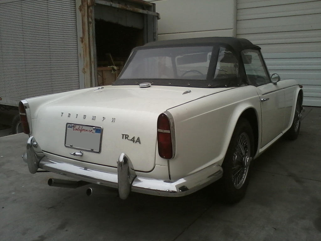 Tr4a Rear Light Triumph TR4A Rear by granturismomh on DeviantArt