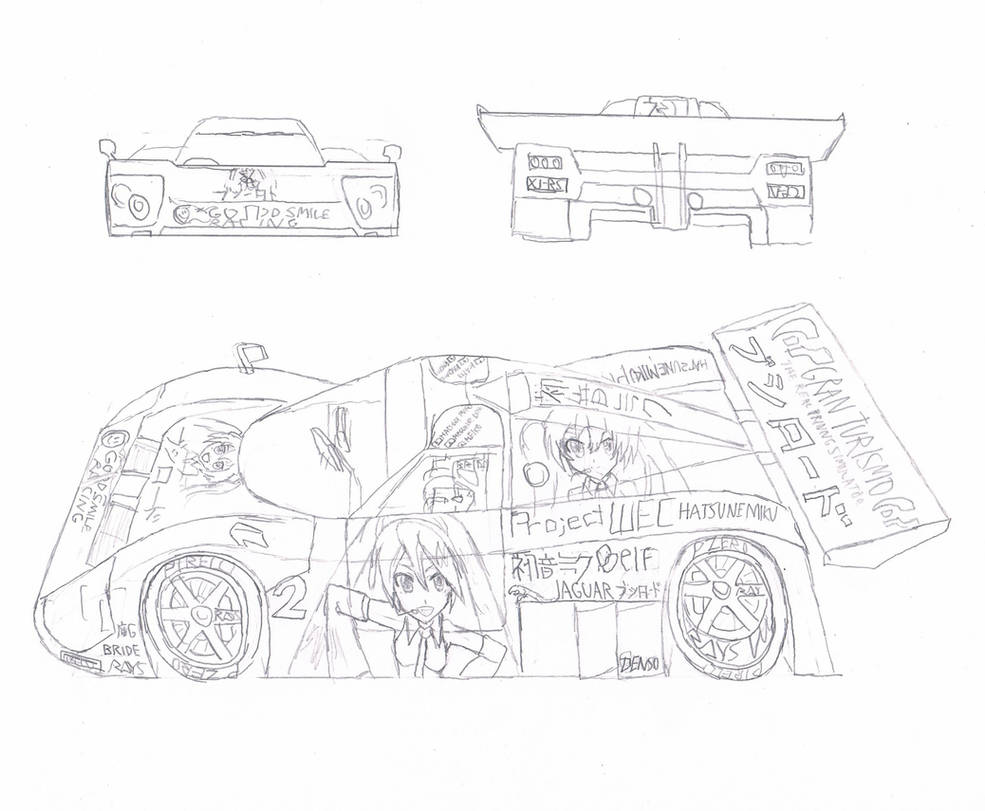 Jaguar XJ12 Itasha Goodsmile Racing Hatsune Miku by granturismomh on ...