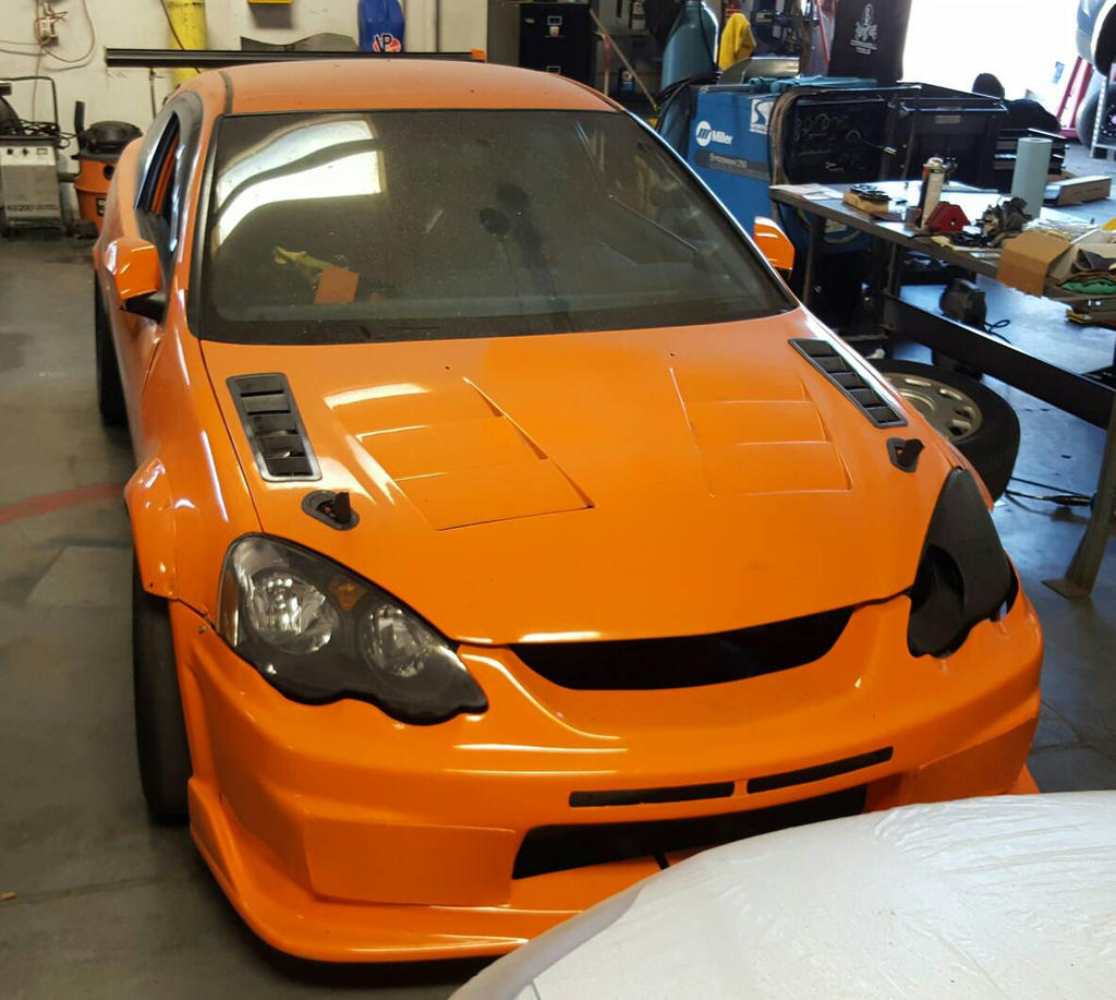 Orange Type R Build Honda Integra Type-R Orange Racing Car by granturismomh on DeviantArt