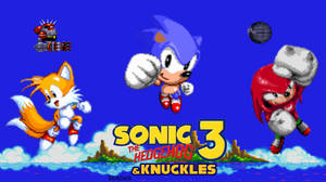 Sonic 3 and Knuckles wallpaper by 8bitdarkart