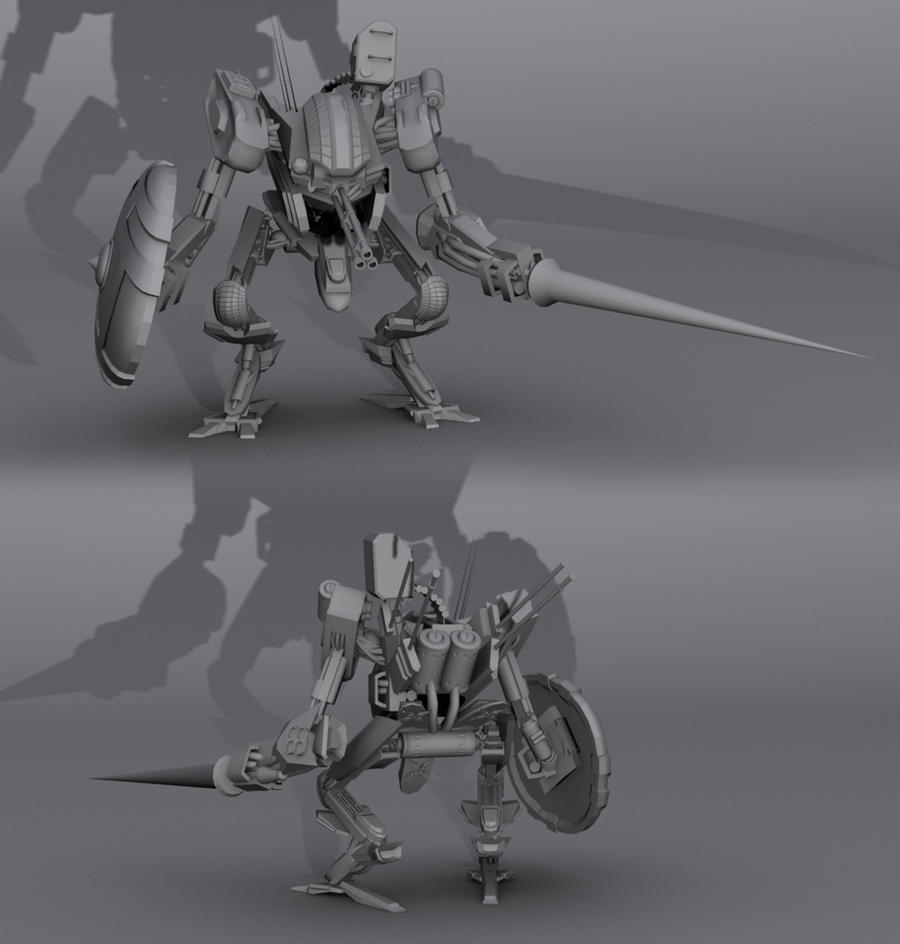 Mech Kitbash by SemeruWarrior on DeviantArt