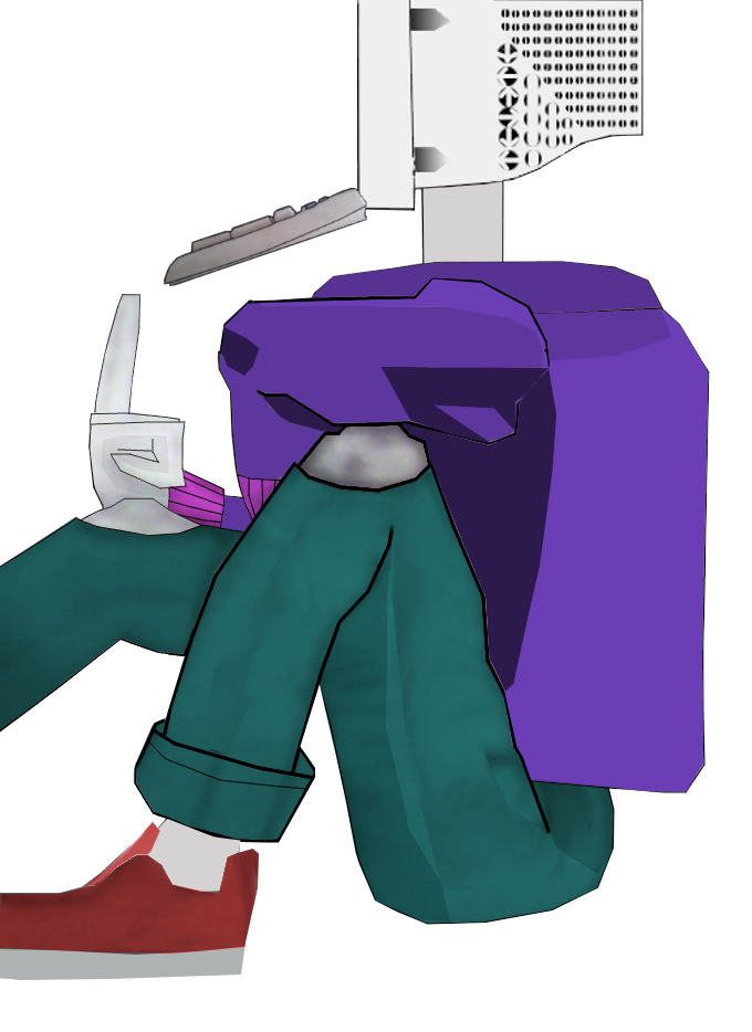 Zero One OC Sitting Down by TheNELL on DeviantArt