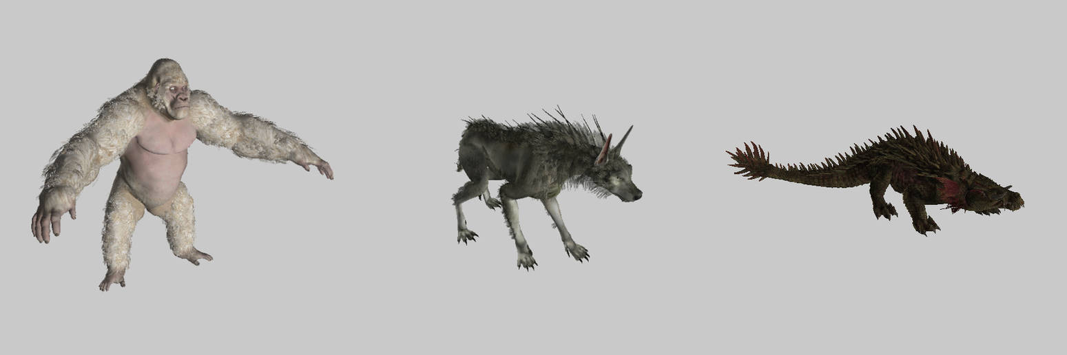 Rampage: AR Unleashed models by KittyInHiding on DeviantArt