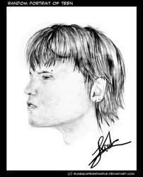 Portrait Sketch of a Teenager