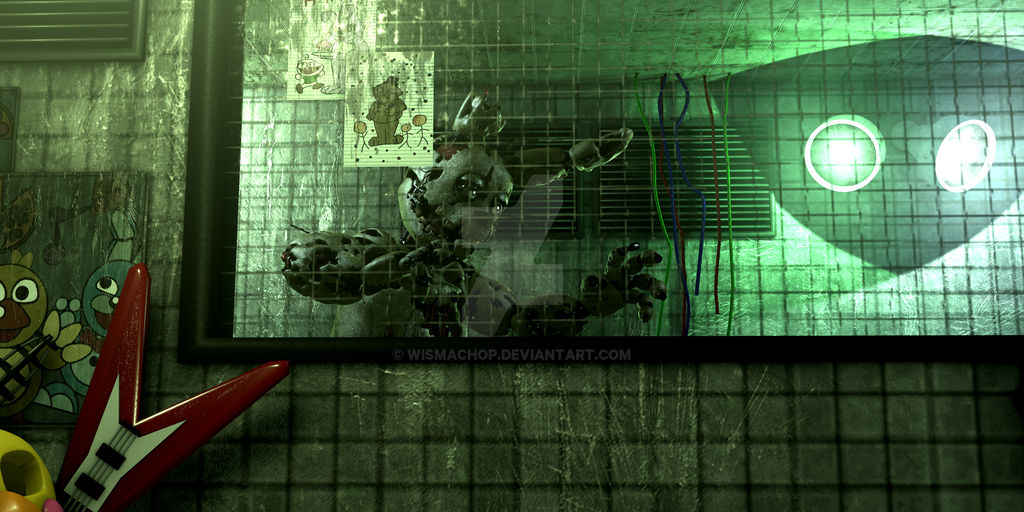Spring Trap Map springtrap + fnaf 3 map (retexturize) c4d by wismachop on DeviantArt