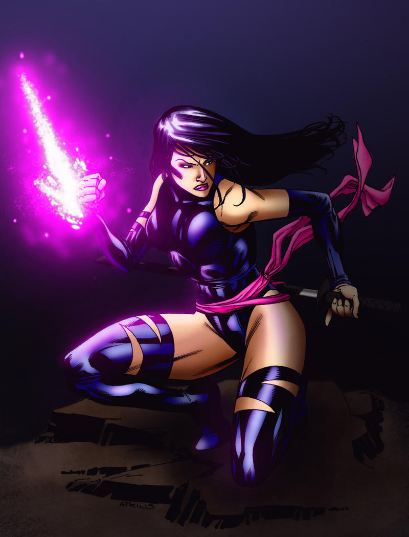 Psylocke Coloring