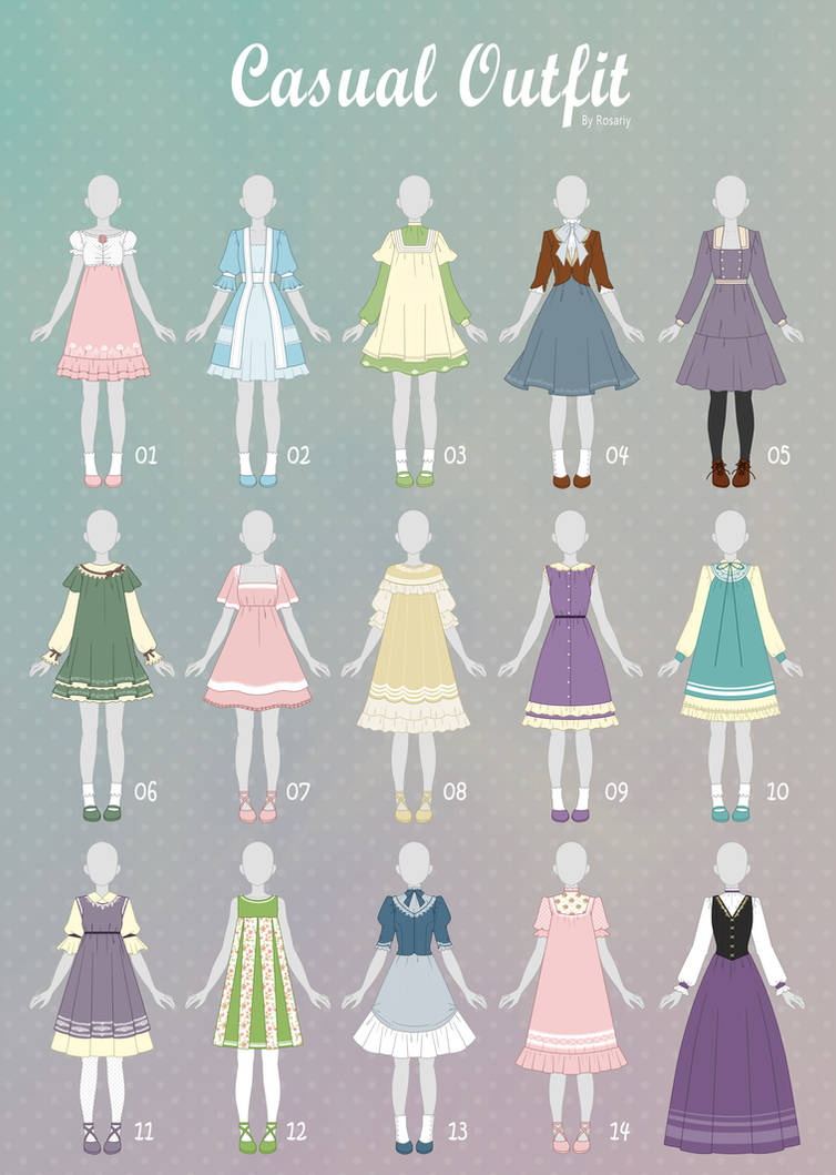 (CLOSED) CASUAL Outfit Adopts 35 by Rosariy on DeviantArt