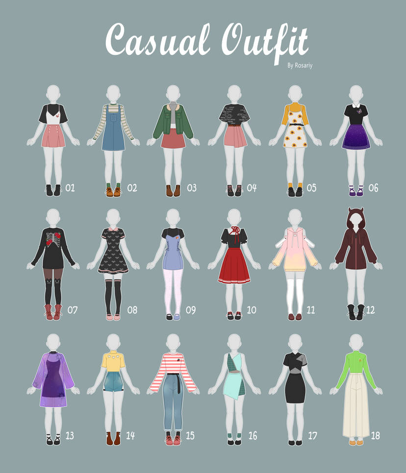 (CLOSED) CASUAL Outfit Adopts 38 by Rosariy on DeviantArt