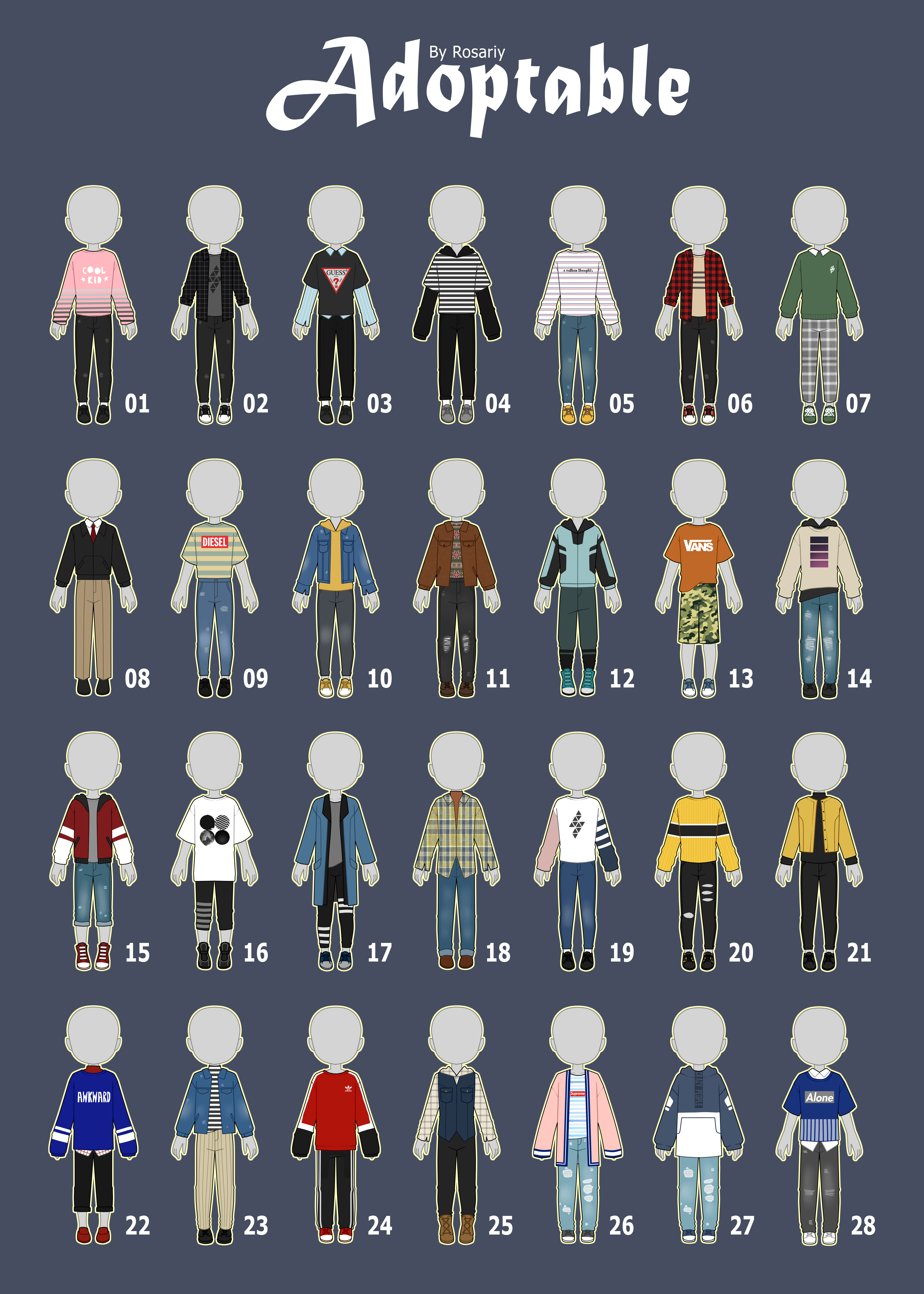 22+ Male Anime Outfits Images - Trending Picrew Images