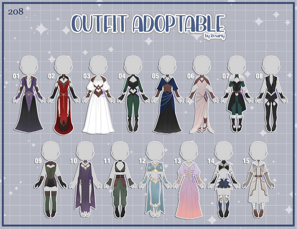 Repo Robe Chibi (OPEN 2/15) Chibi Outfit 208 by Rosariy on DeviantArt