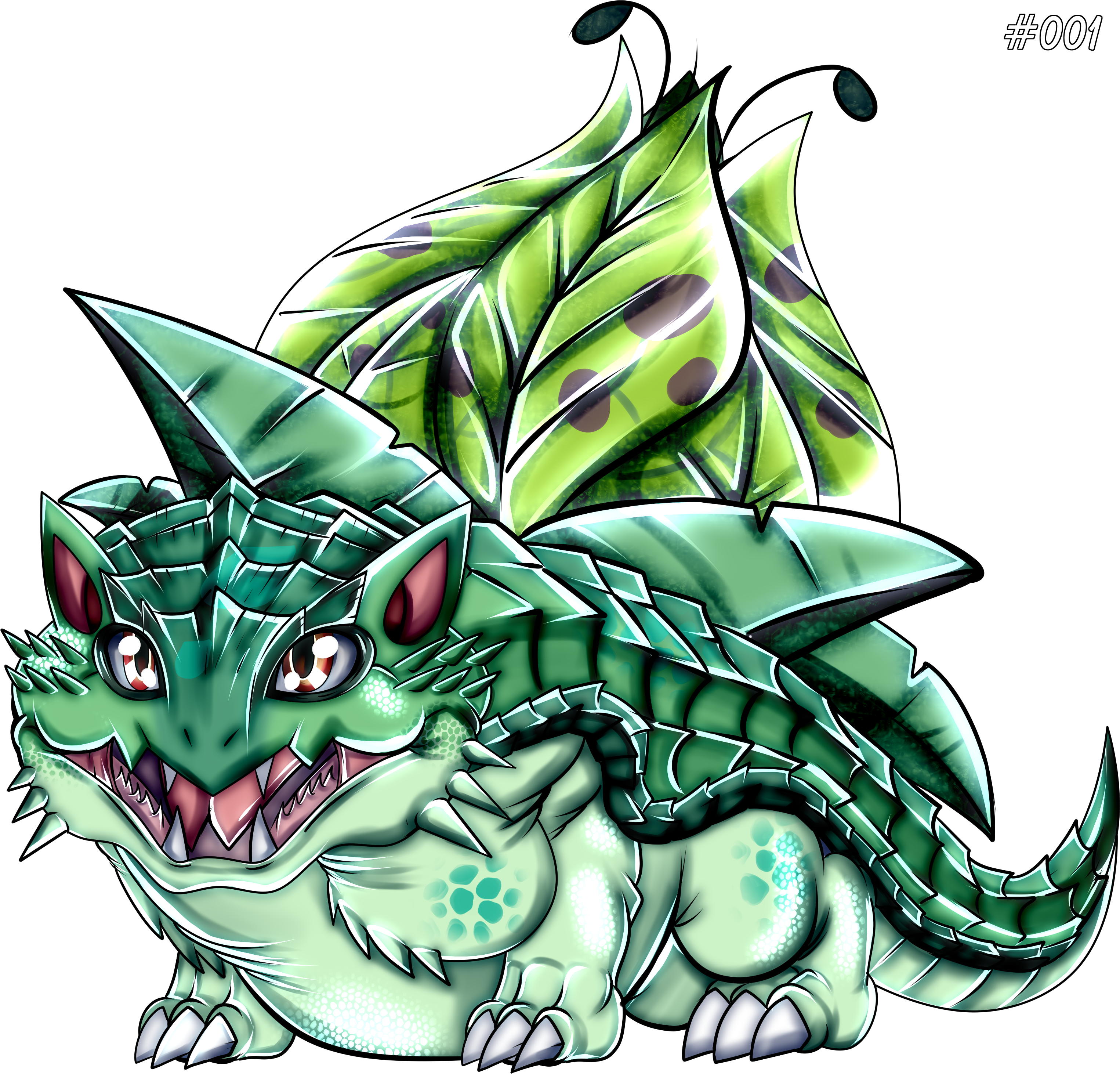 Bulbasaur Shiny 001 by WingedWolfLover55 on DeviantArt