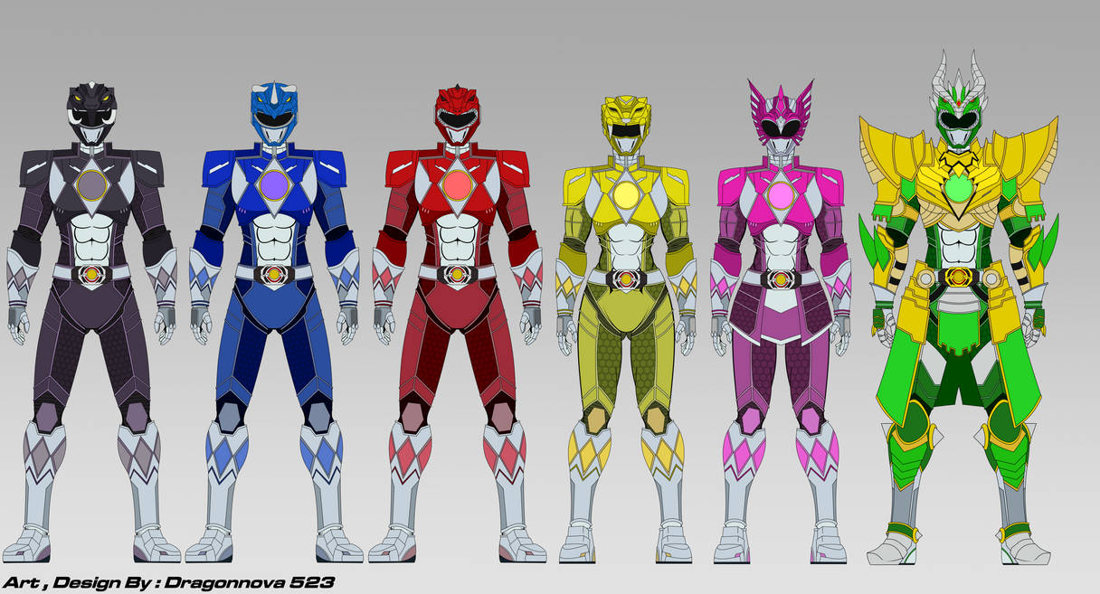 MMPR S1 by dragonnova52 on DeviantArt