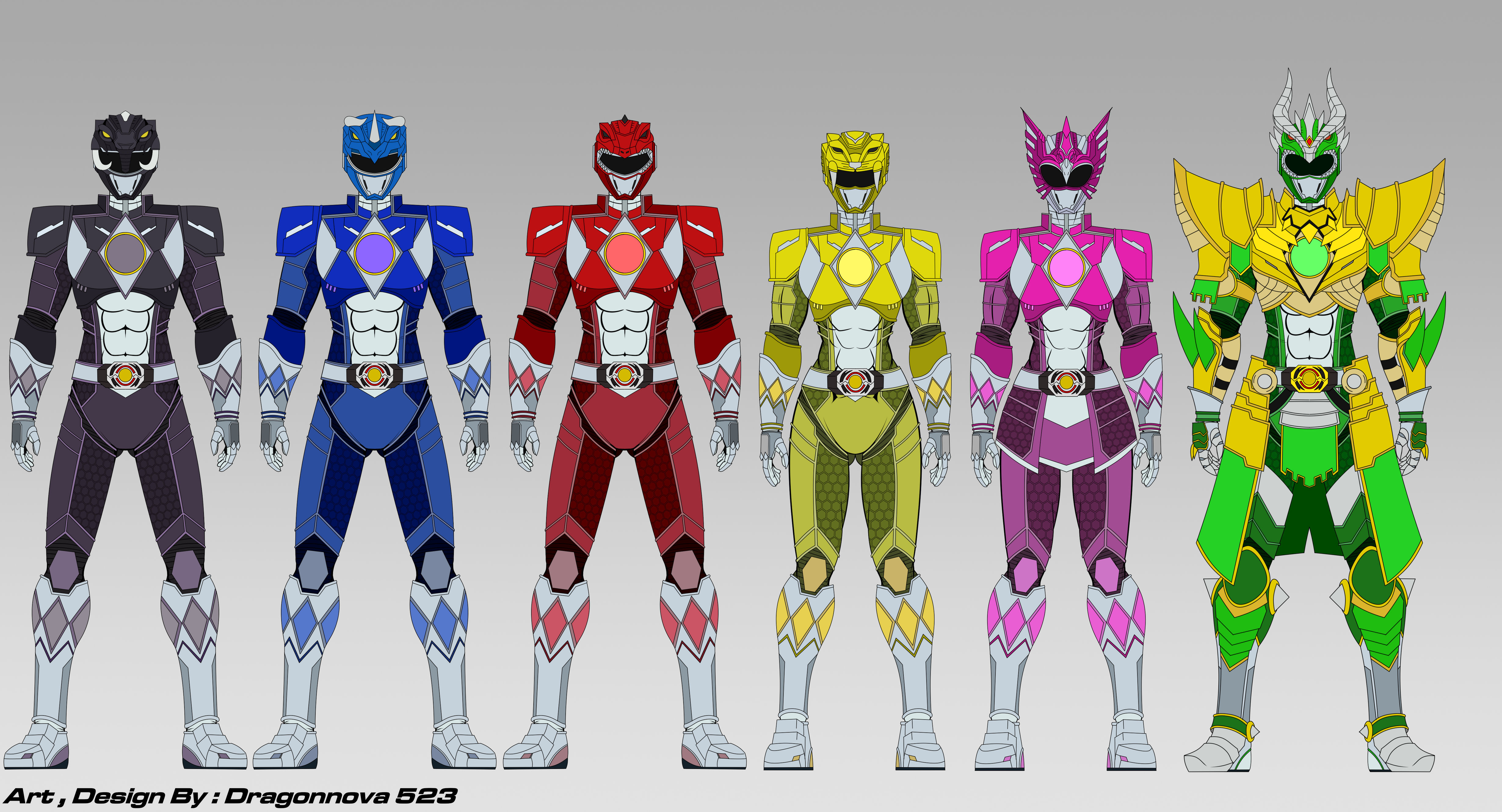 Mmpr Fan Ranger MMPR S1 by dragonnova52 on DeviantArt