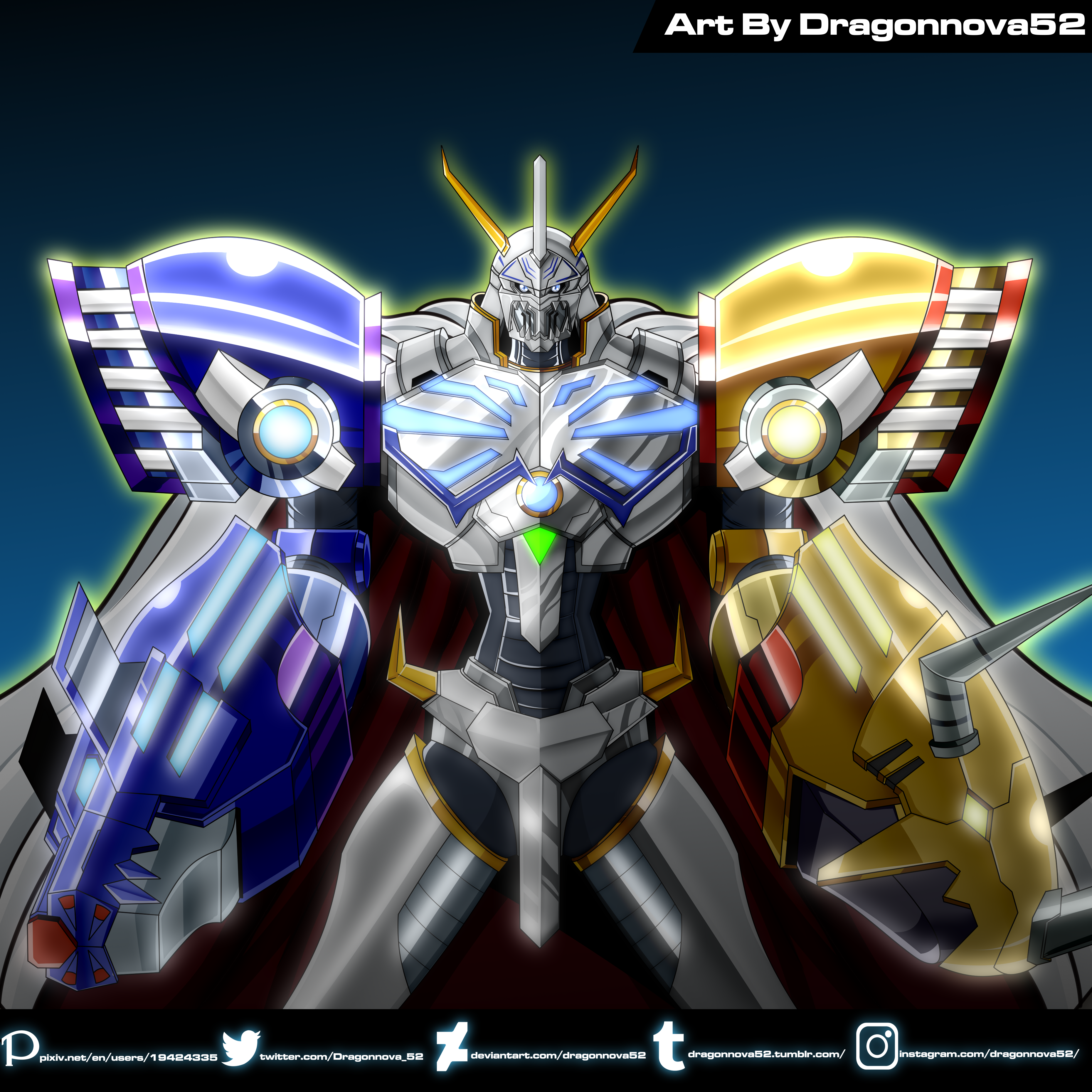 Omegamon X - DMO RIGGED MODEL DOWNLOAD (FIXED) by WarGrey-sama on DeviantArt