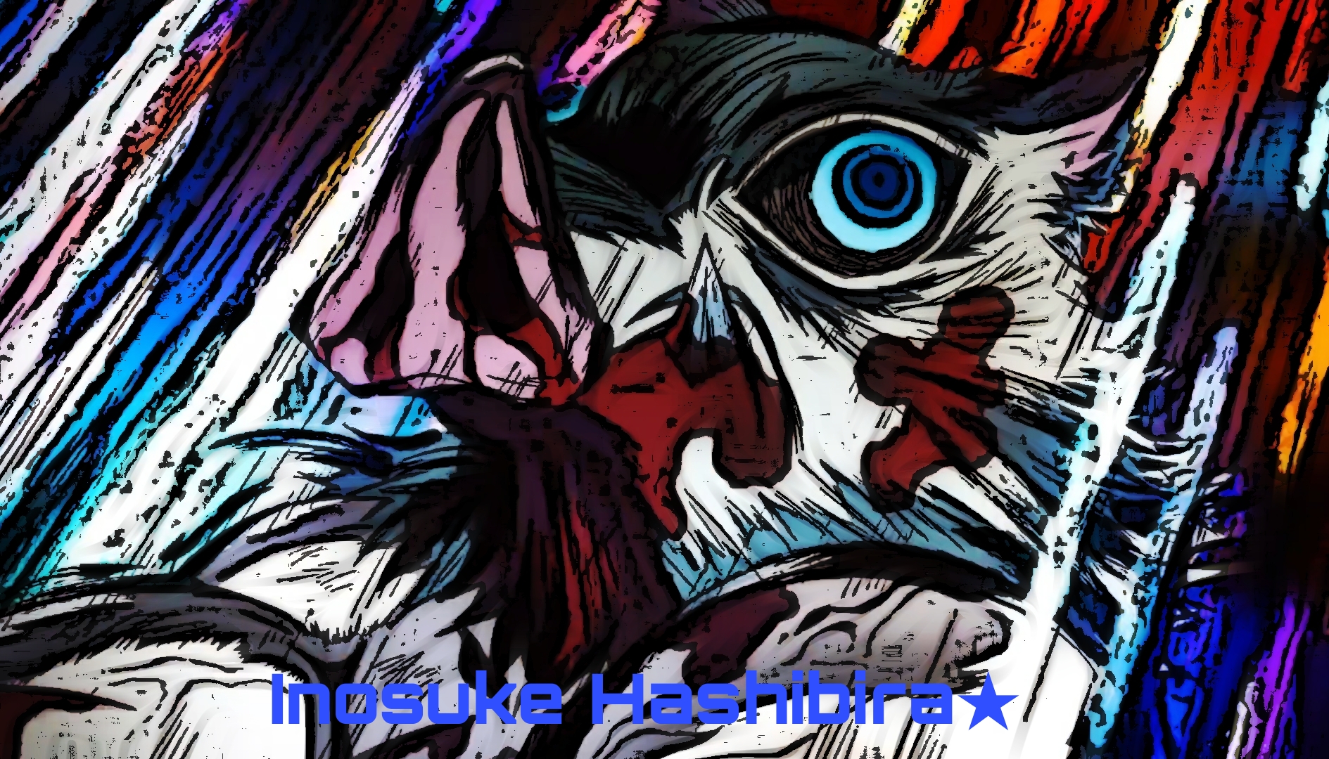 Inosuke Hashibira by TheGlitchLess on DeviantArt