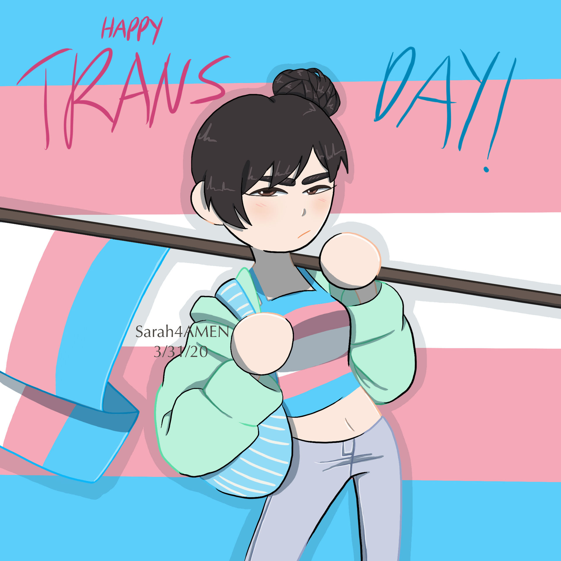 Trans Woman Deviantart Happy Transgender Day! by sarah4AMEN on DeviantArt