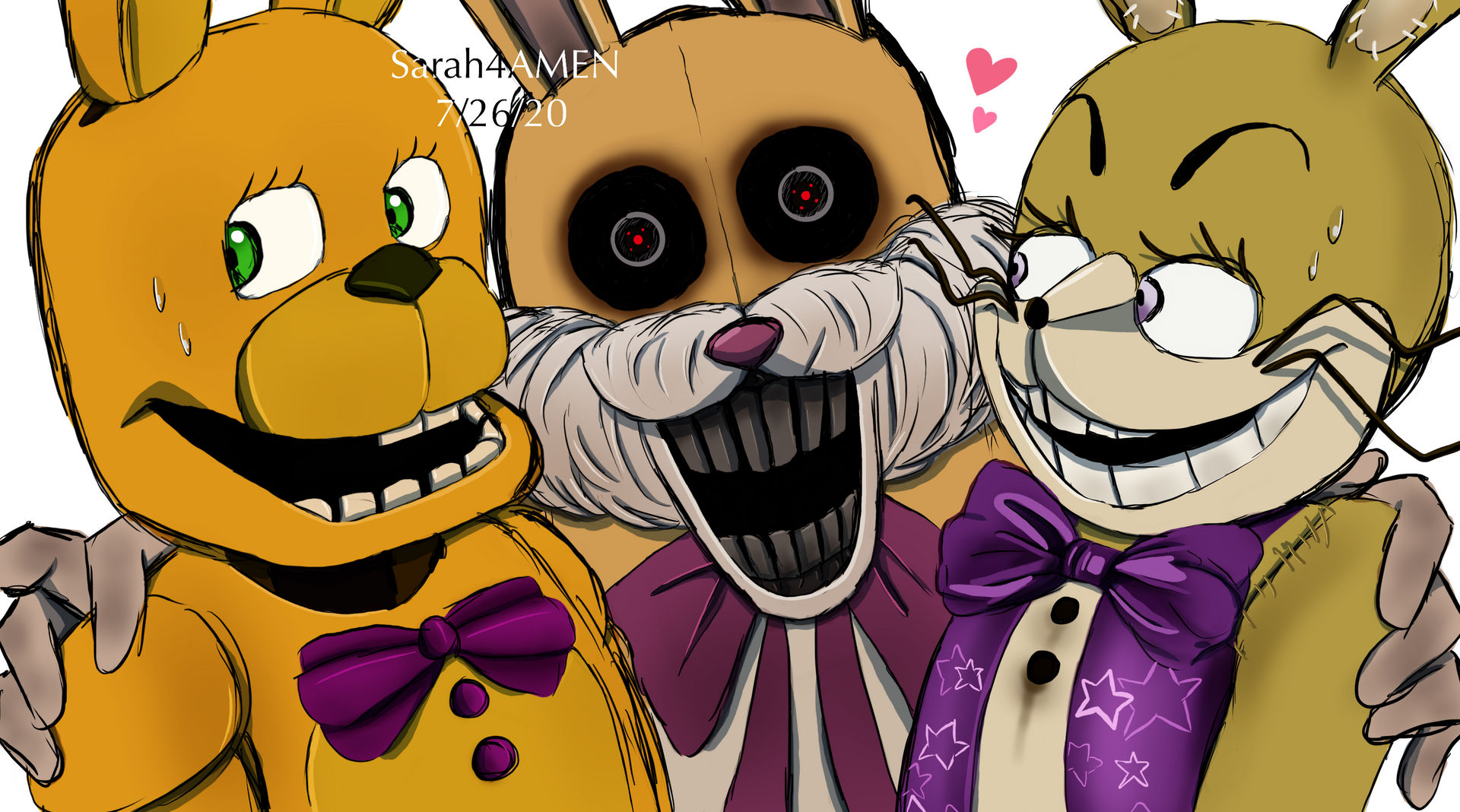 Yellow rabbits by sarah4AMEN on DeviantArt