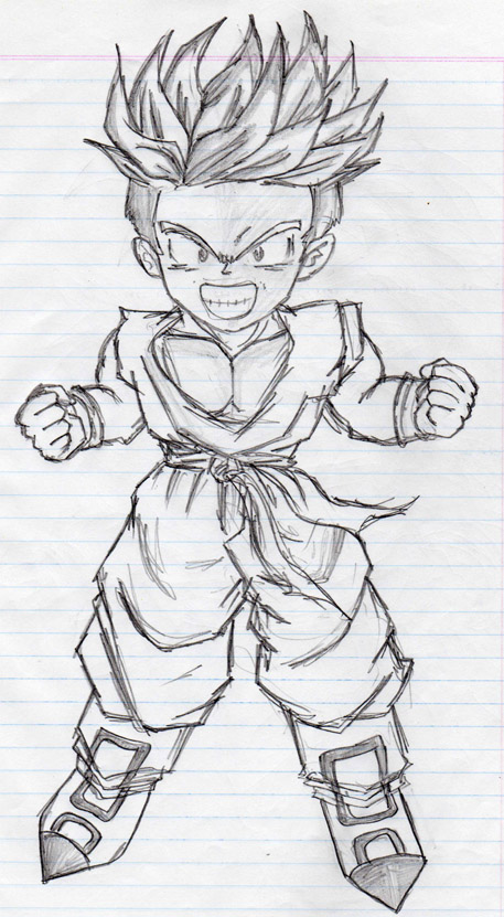 Trunks Chibi (Dragon Ball Z) para colorir by PoccnnIndustriesPT on  DeviantArt